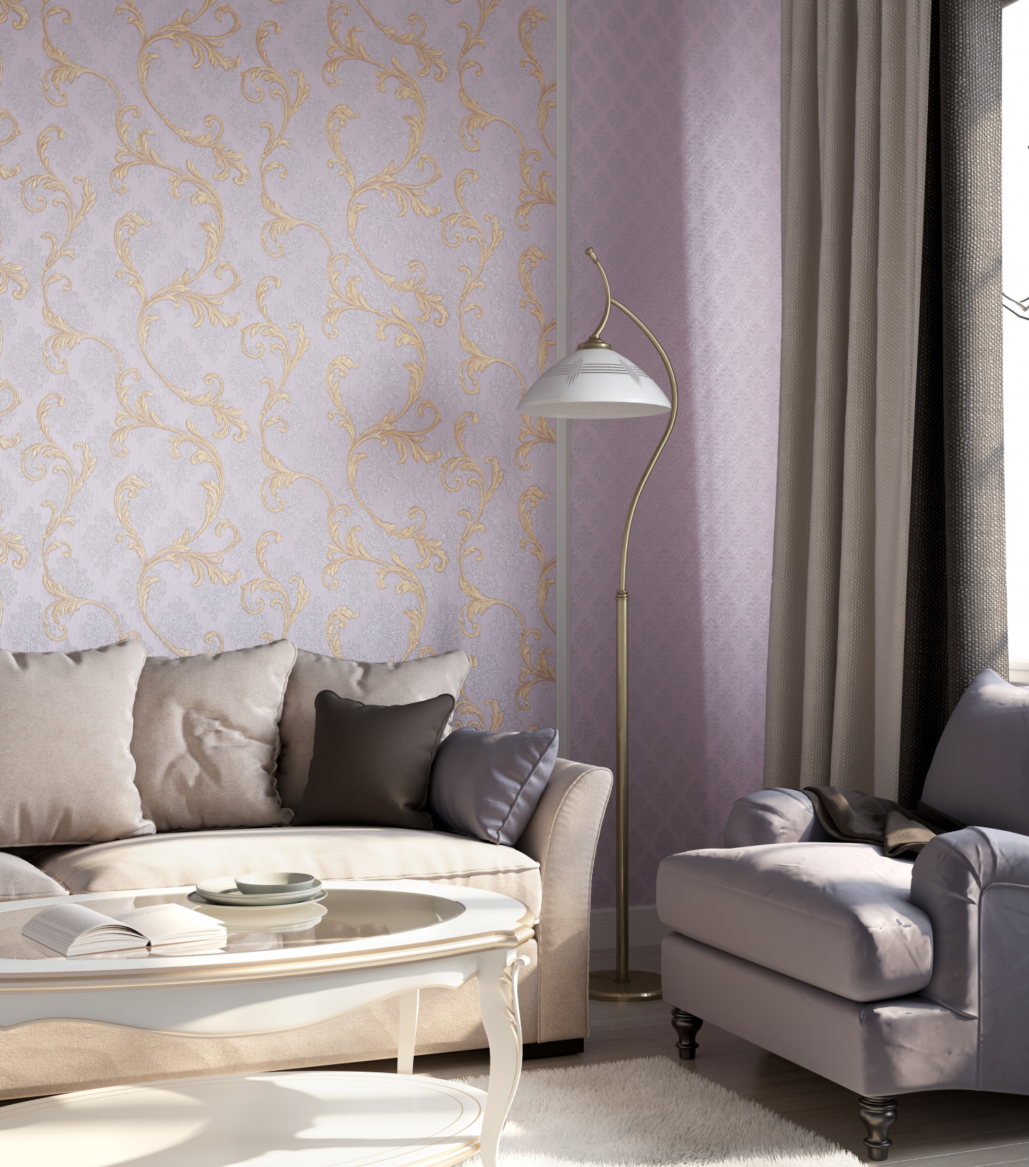 Рулон обоев основа Флизелиновая HC71446-56 Home Color Мин. заказ 8 рулонов HC7144656 - Вид №6