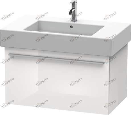 XL605208585 Тумбочка подвесная X-Large #XL6052 800 x 468 мм Белый глянцевый лак Duravit