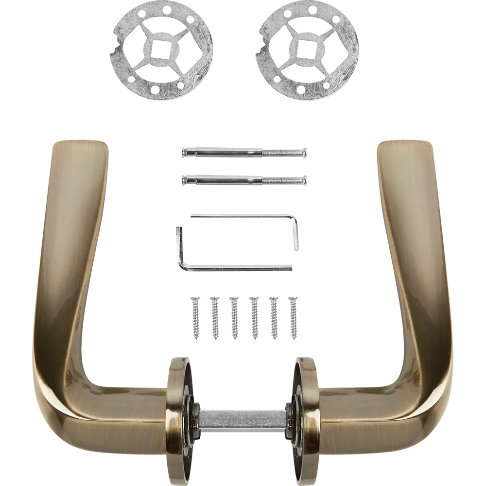 Дверные ручки Fuaro Spark, без запирания, цвет бронза STLM-2086611 - Вид №1