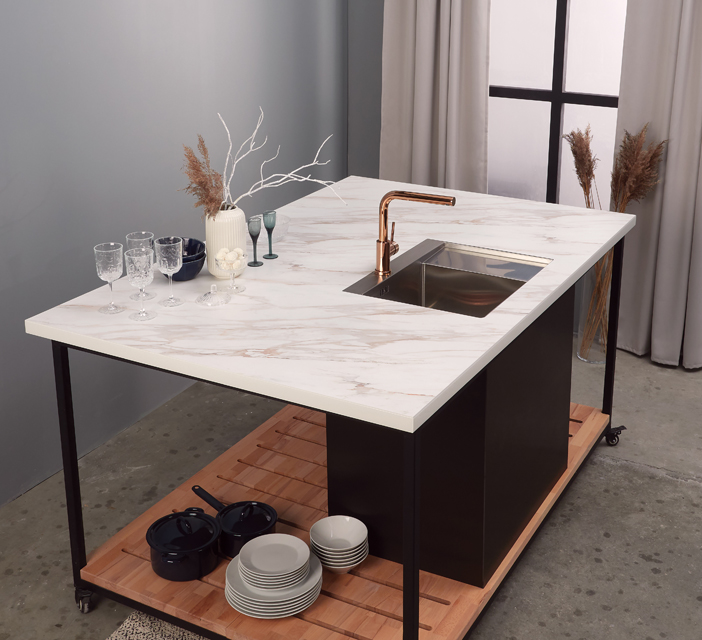 Столешницы для кухни - Мрамор Эрмитаж LIGRON LIST359 2137 - Вид №20