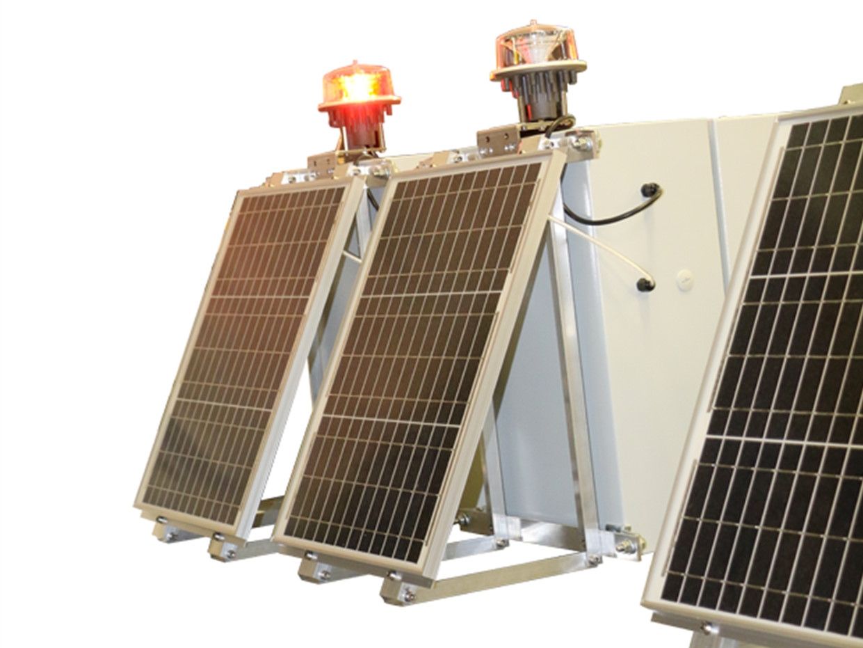 Светодиодный сигнализатор препятствий на лету LUXSOLAR L810-LXS-SOL ARCH-00043663