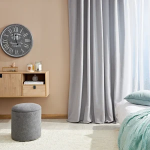 Штора на ленте Inspire Ariadna 200x280 см цвет светло-серый 86255224 STLM-2039256