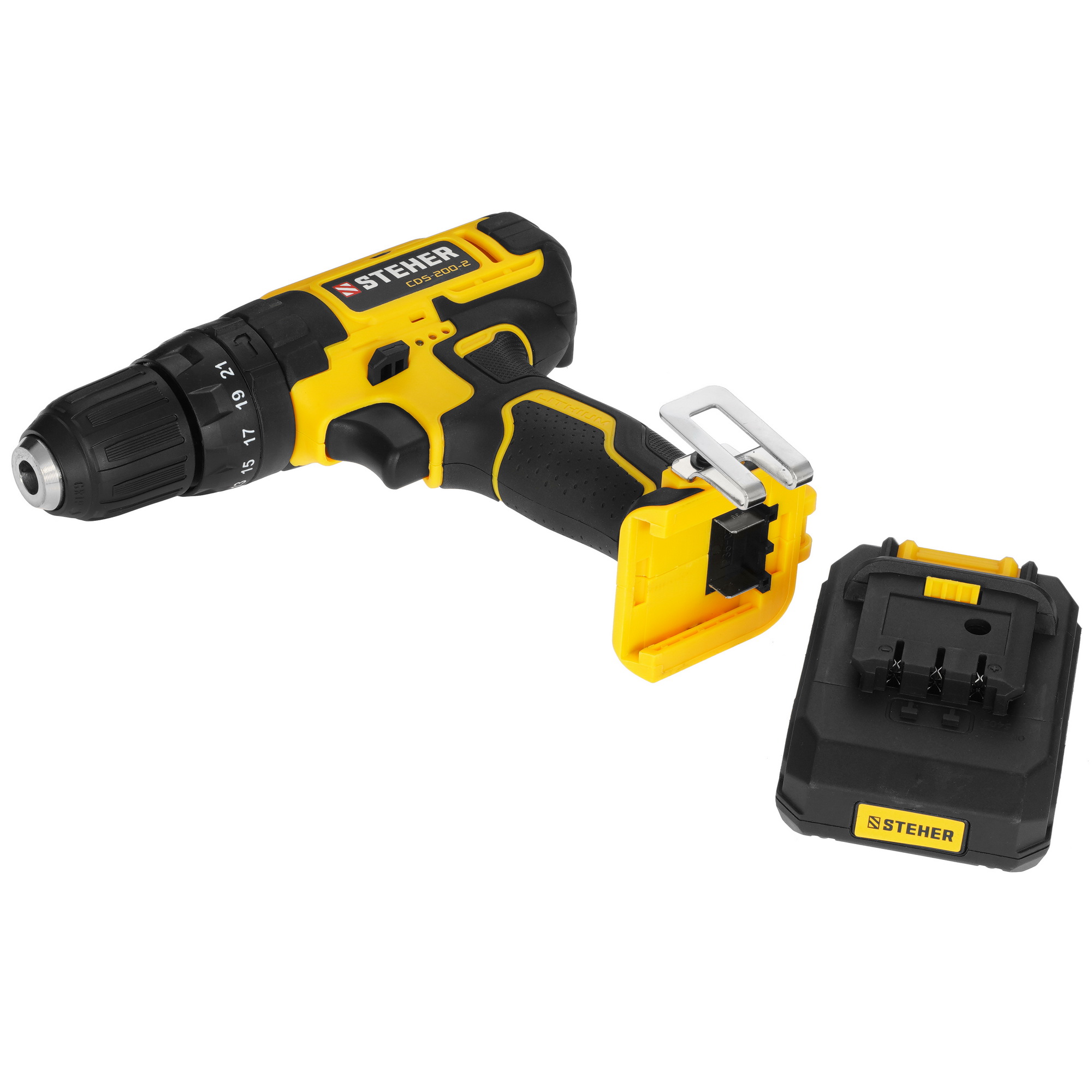 Дрель-шуруповерт STEHER CDS-200-2 9963360 STDN-0124899 - Вид №6