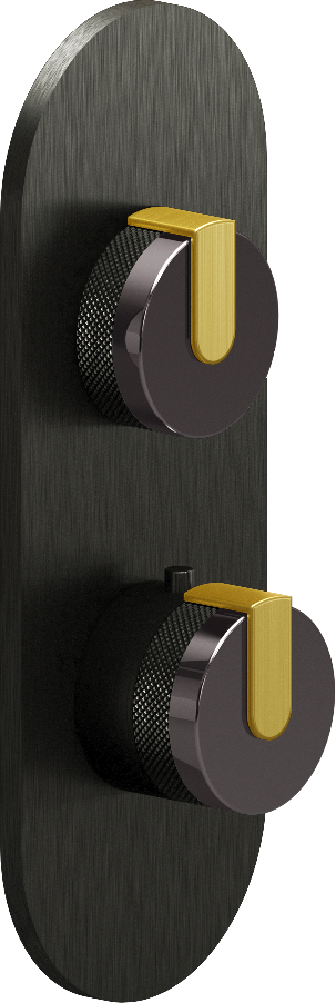 E-8026-R1OXE0-L1BB-BOX-T Планка M-Series с 2 ручками - Внешняя часть GRAFF MOD+