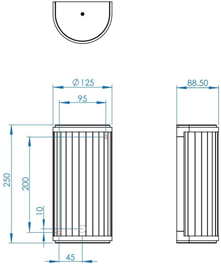 Astro Lighting Настенный светильник из стали и стекла с диммером  1194003  - Вид №4