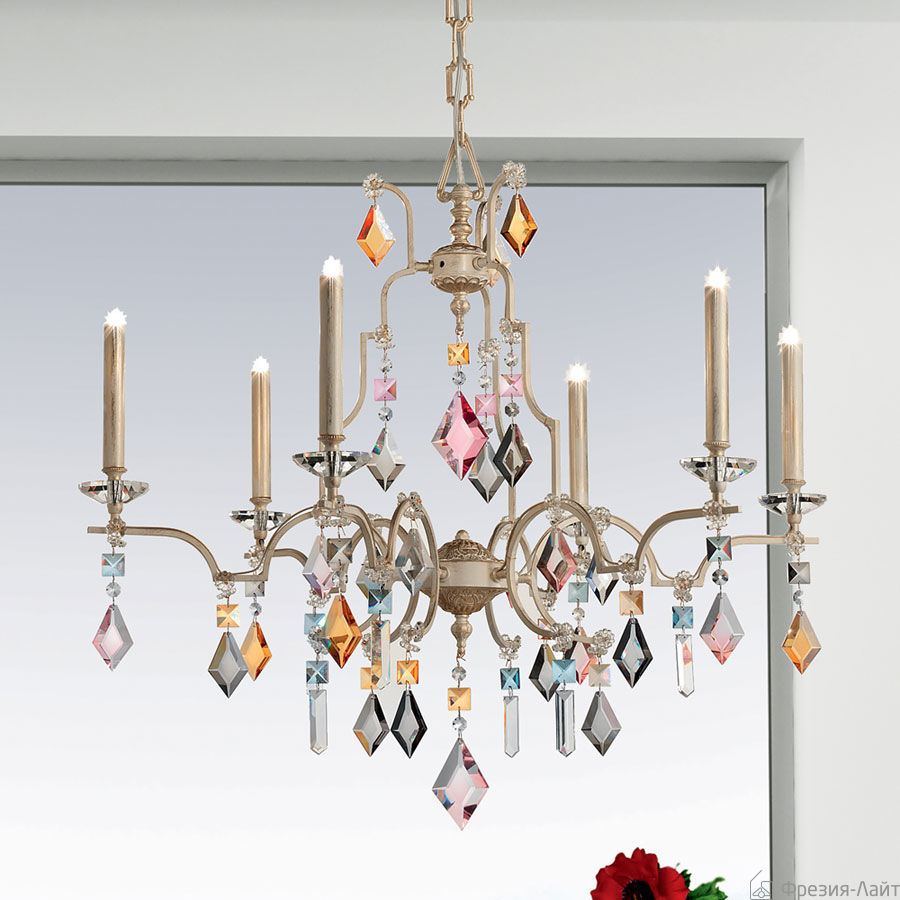 Masiero 3050/3+3 LIZZI avorio люстра подвесная 89185