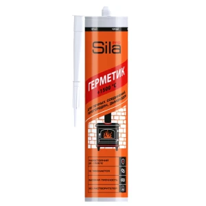 Герметик силикатный Sila Pro 1500°C для печей коричневый 280 мл