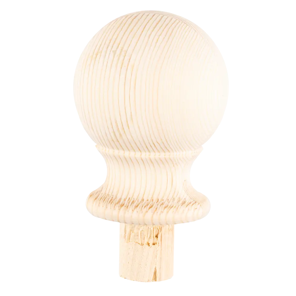 Santreyd Декоративный шар для лестничного столба из сосны 100 мм 81990113 Шар с ножкой STLM-0016715