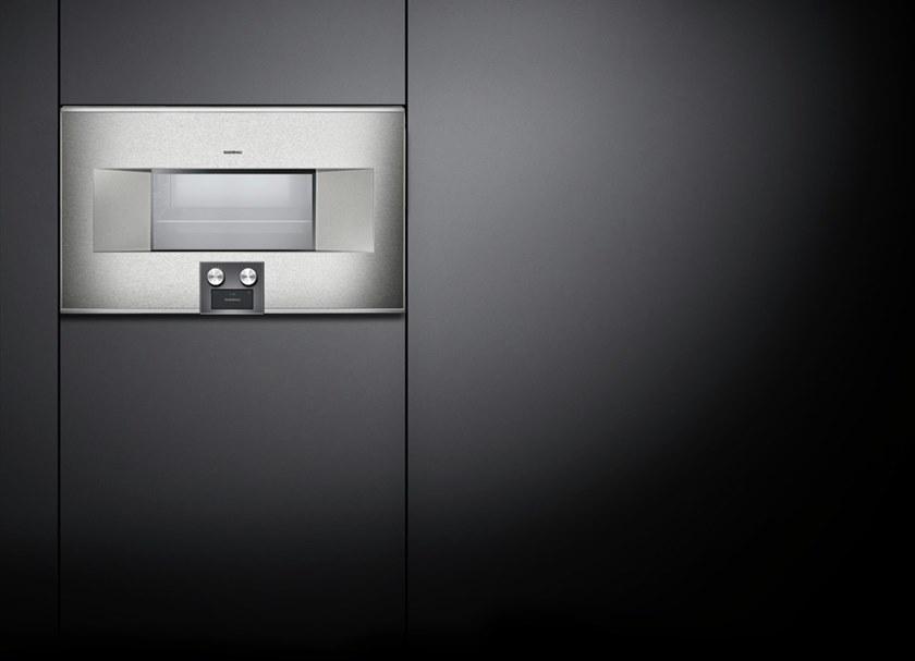 Gaggenau Комбинированная встраиваемая электрическая духовка Serie 400 Bs 485 111 - Вид №1