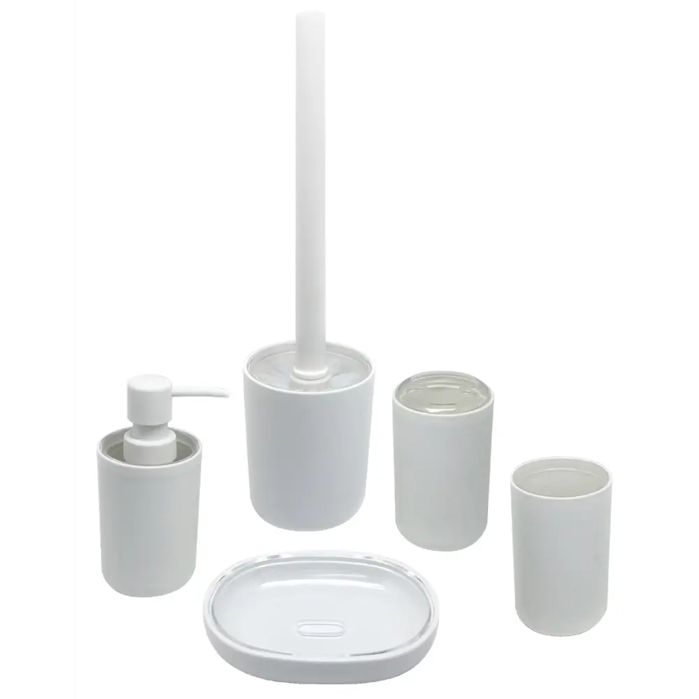 Стакан для зубных щёток настольный Vidage «Parma» пластиковый цвет белый STLM-2179693 - Вид №1