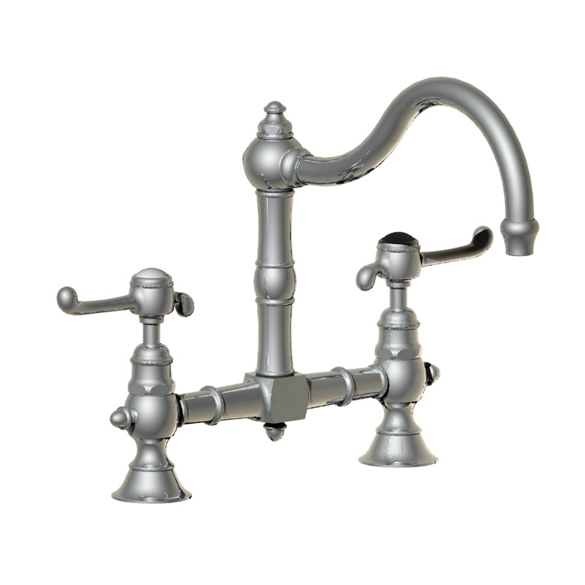 50101 Смеситель для мойки на 2 отверстия / версия с рычагом / без сливного отверстия HORUS Range Montmartre 