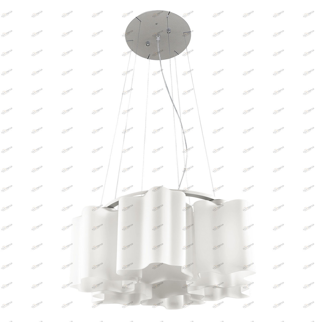 Подвесная люстра Lightstar Nubi 802160 LIGHTSTAR ДИЗАЙНЕРСКИЕ, NUBI 056087 Белый 