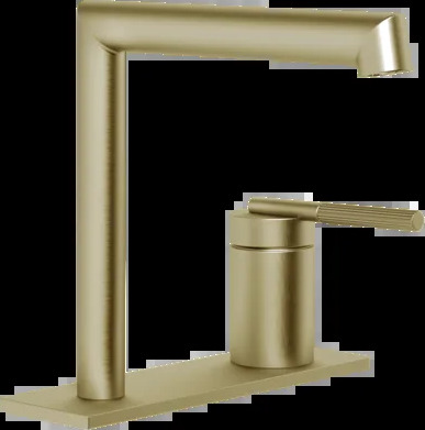 Смеситель для умывальника 63515 727 Gessi Ingranaggio ЛАТУНЬ МАТОВАЯ PVD