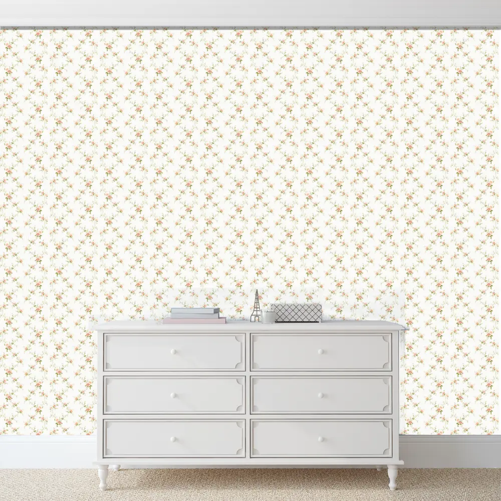 Обои бумажные Феодосия белые 0.53 м 211-02 С11 Santreyd STLM-2014625 - Вид №2