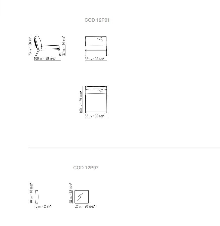 Съемное кожаное кресло Flexform ARCH-00111202 - Вид №2