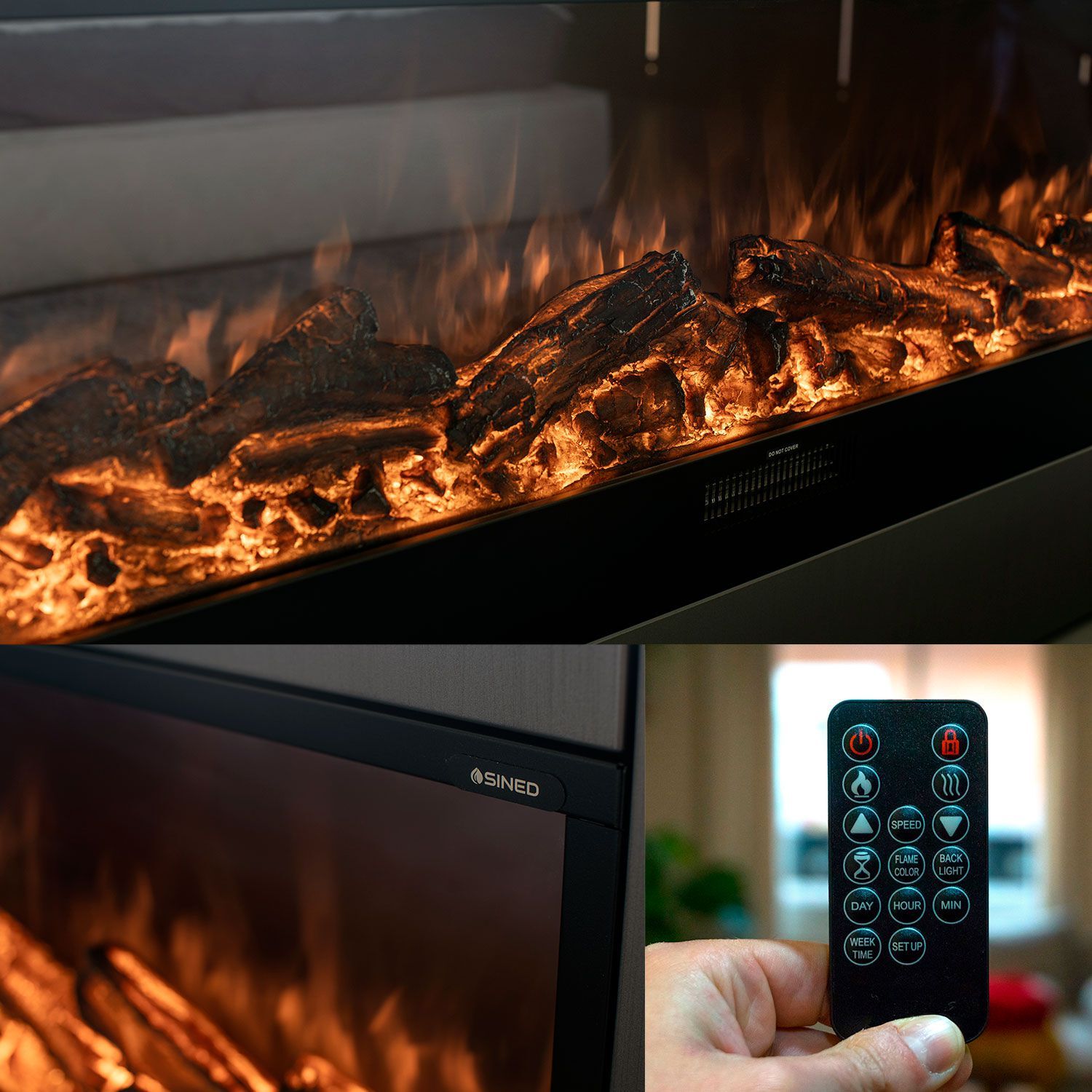 Электрический утопленный камин SINED ETNA ARCH-00046295 - Вид №4