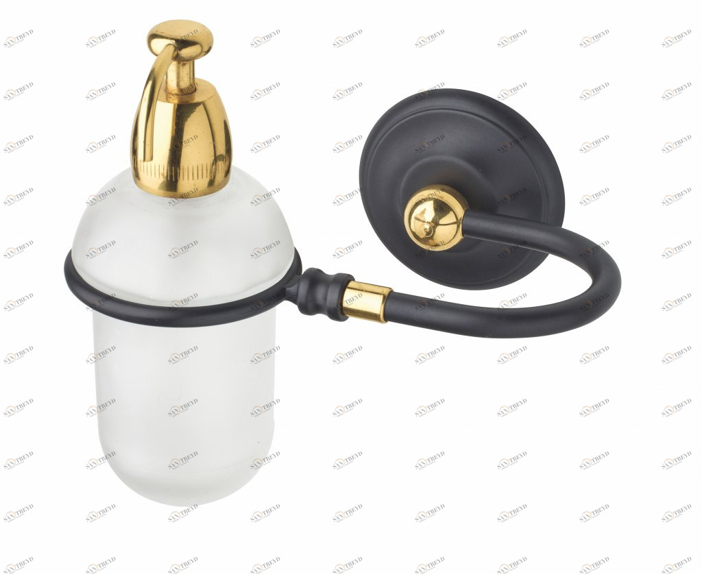 Дозатор для мыла подвесной, матовое стекло ART&MAX SOPHIA AM-2141-Nero/Do-Ant