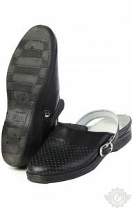 61808 Туфли Сабо женские темные  Медицинская обувь размер 39