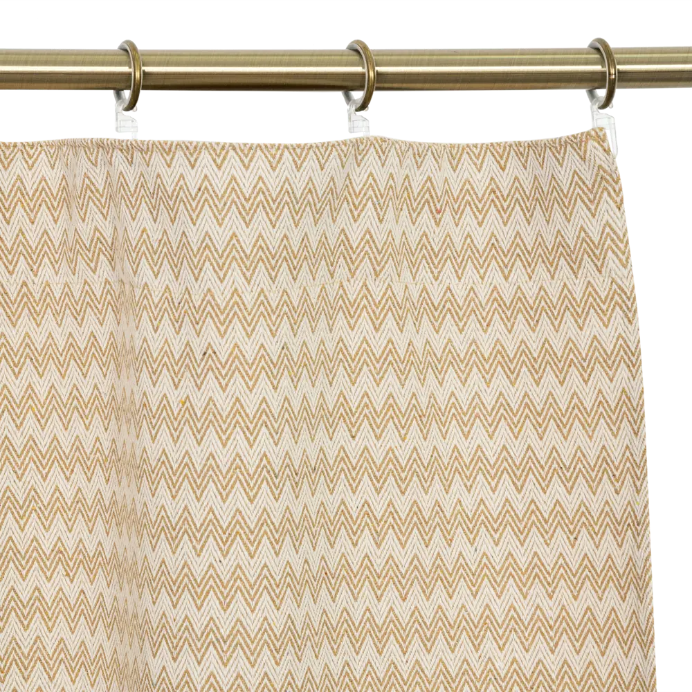 Штора на ленте «Cosma», 140х260 см, геометрия, цвет коричневый Santreyd STLM-2147359 - Вид №2