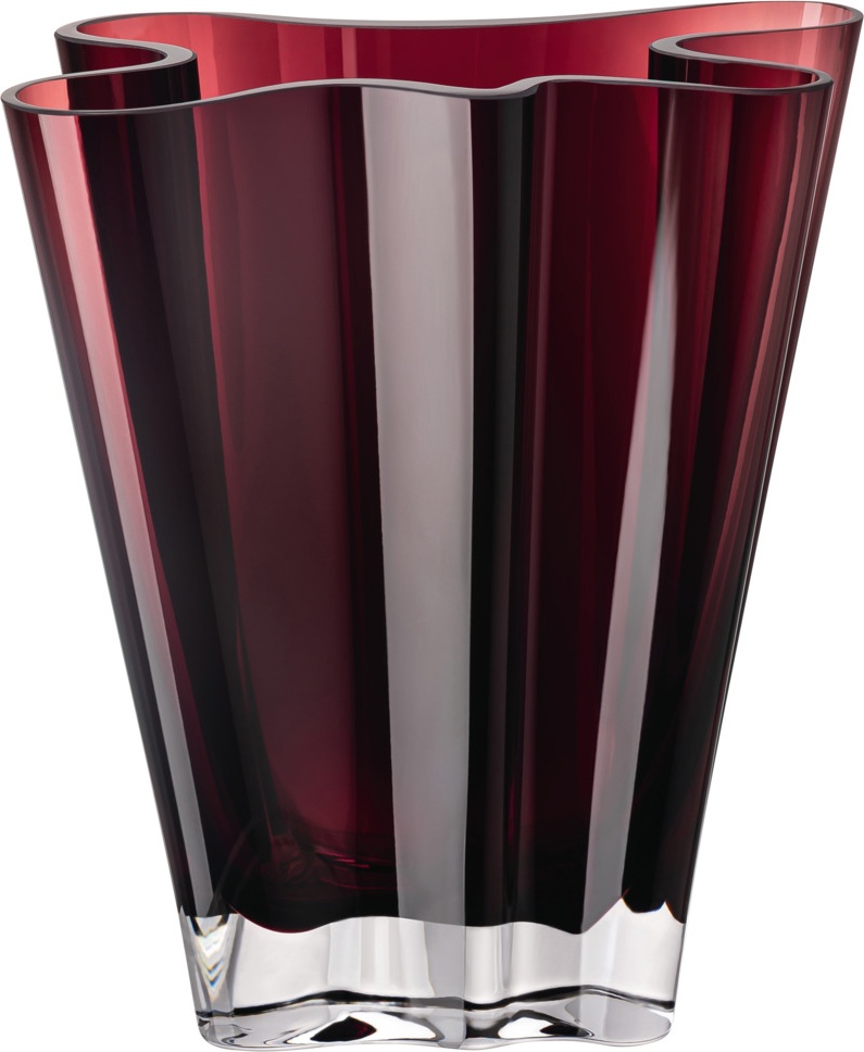 10654588 Rosenthal Ваза Rosenthal Поток 20см, стекло, ягодный Стекло 