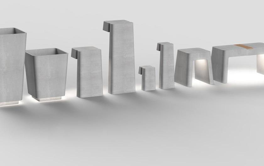 Бетонный столбик / световой столбик Brenta Santreyd sun-id-1484757 - Вид №10