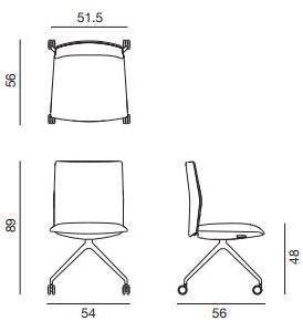 arper Поворотный офисный стул Kinesit sun-id-1468495 - Вид №3