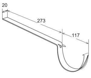 Окрашенный листовой аист для желоба 100