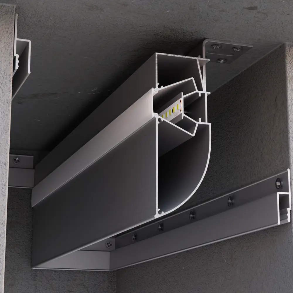 Профиль боковой Apeyron алюминиевый 31x85 мм 2 м STLM-2041555 - Вид №2