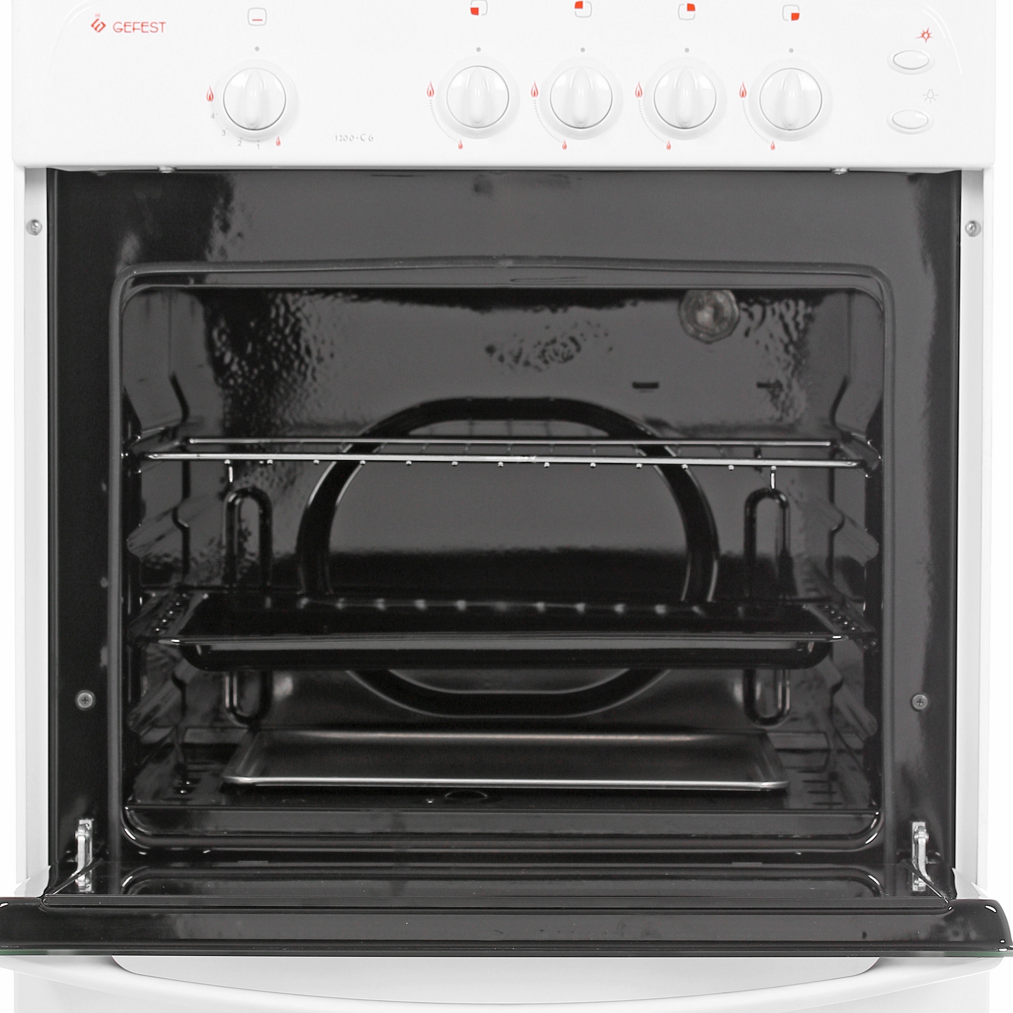 0174741 Газовая плита Gefest 1200 С6 белый STDN-0112997 - Вид №5