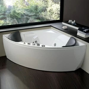 Ванна угловая Meli Steel 150 см