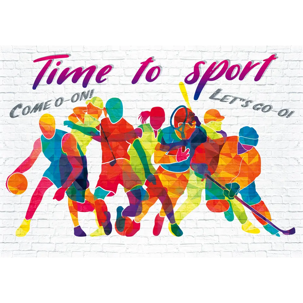 Фотообои «Время спорта» 200х140 см Santreyd STLM-2114564