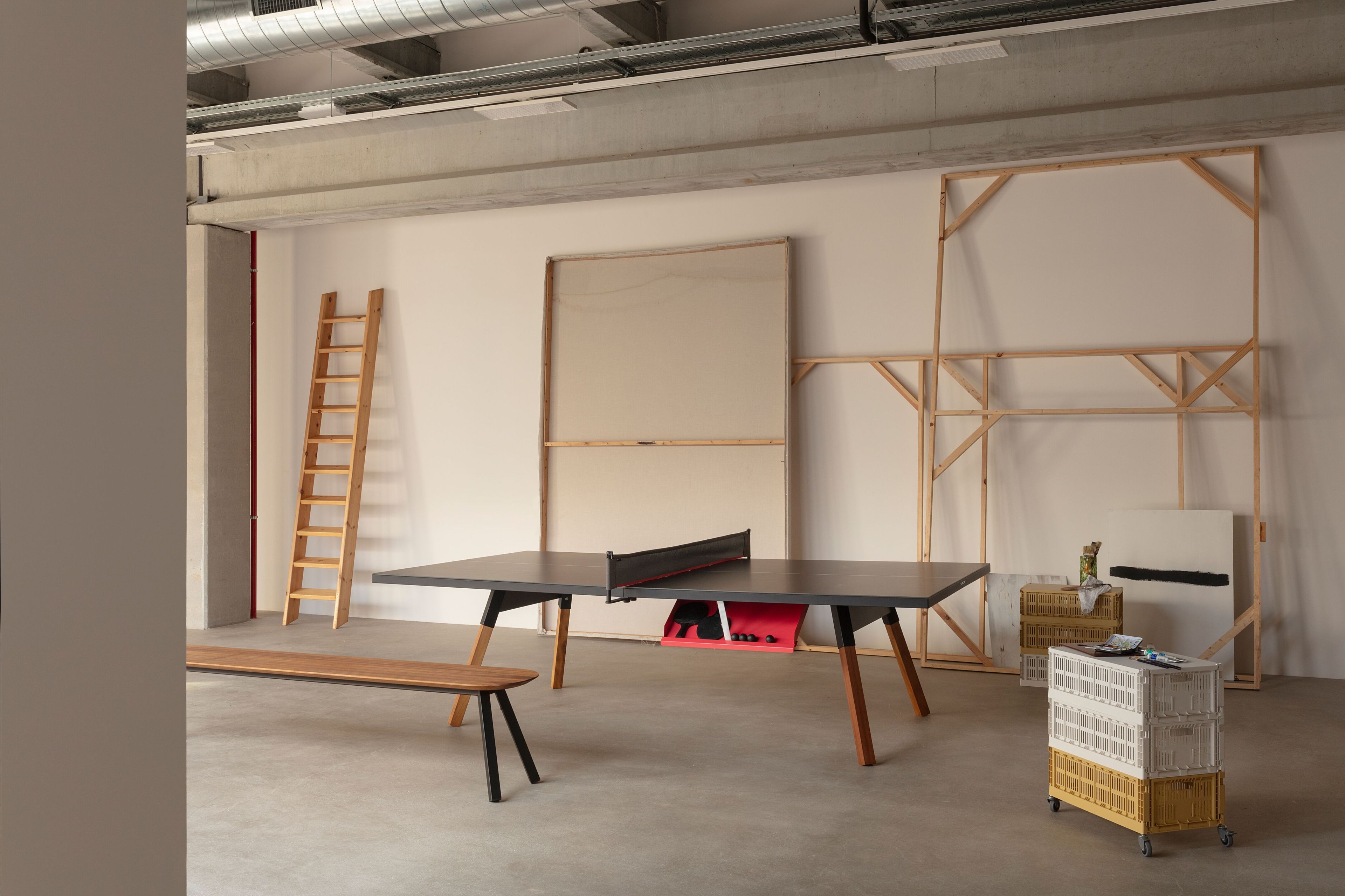 Прямоугольный стол для настольного тенниса HPL RS Barcelona YOU AND ME ARCH-00007767 - Вид №2