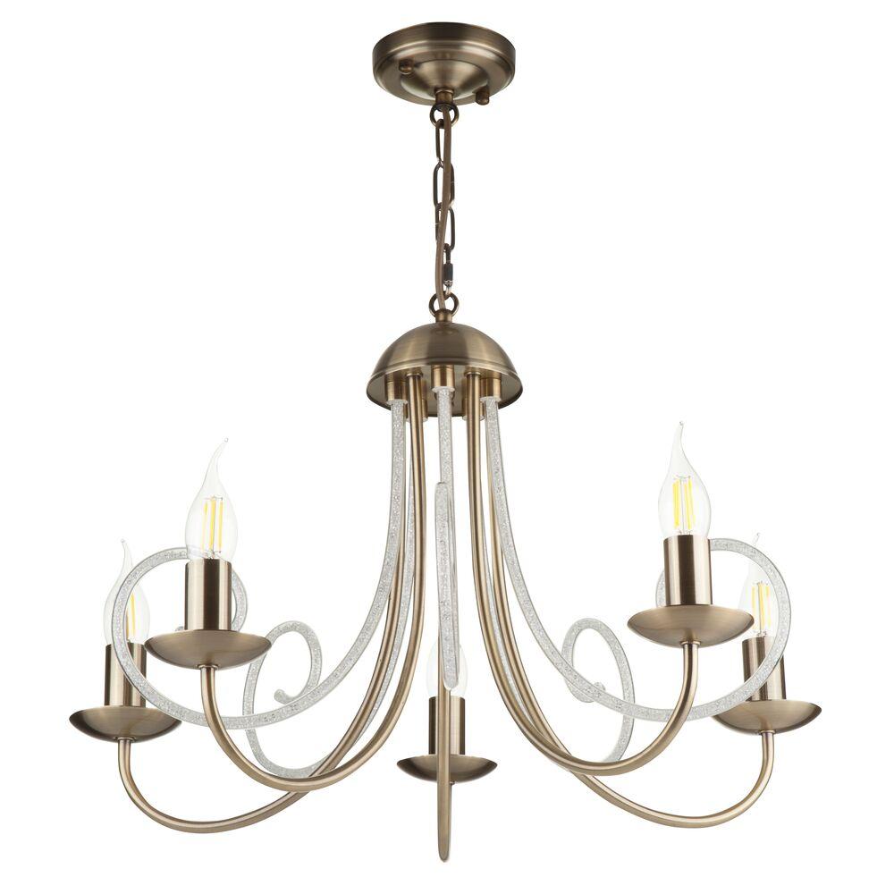 Подвесная люстра Freya Nicole FR2008PL-05BZ FREYA NICOLE 279381 Бронза - Вид №2