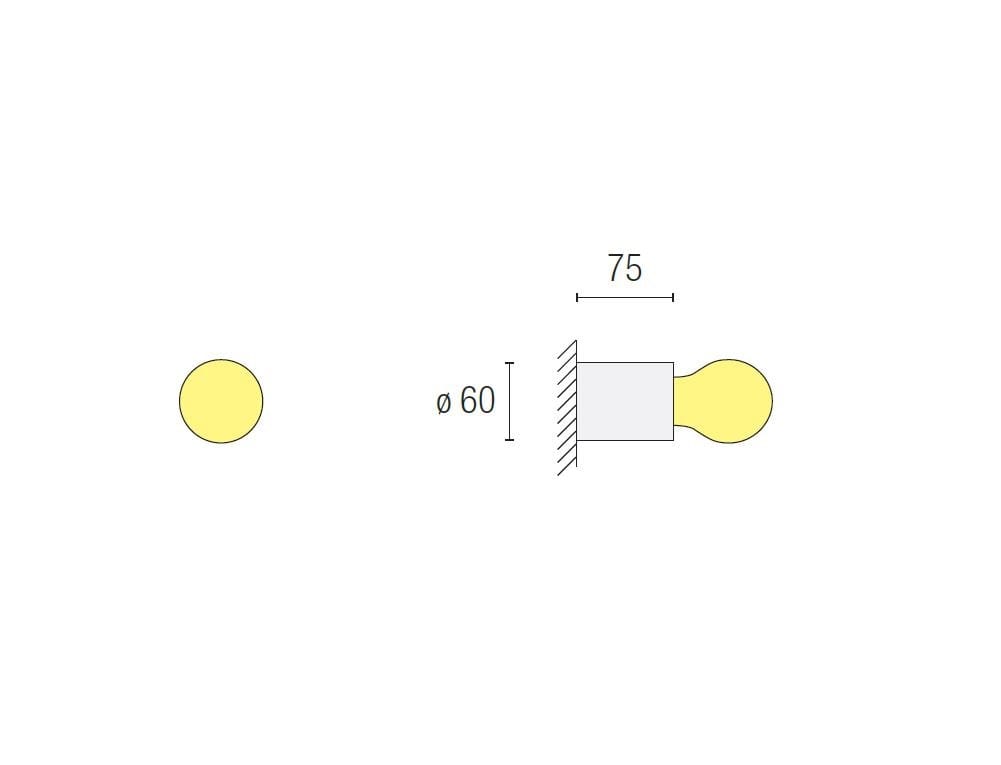 Галогенная настенная лампа для ванной комнаты Rexa BOOL ARCH-00029874 - Вид №2