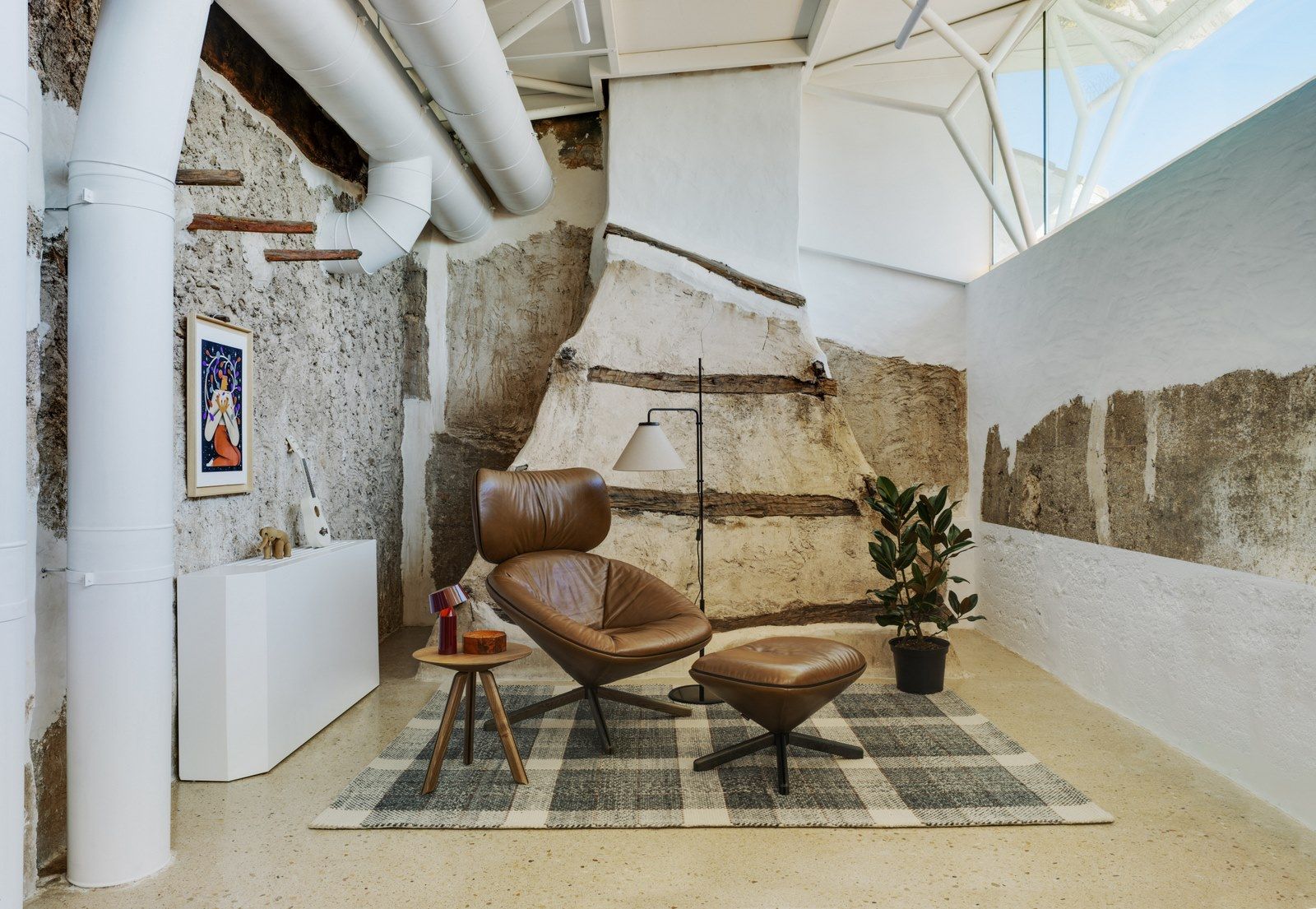 Кожаная спицевая подставка для ног SANCAL ARCH-00096271 - Вид №8