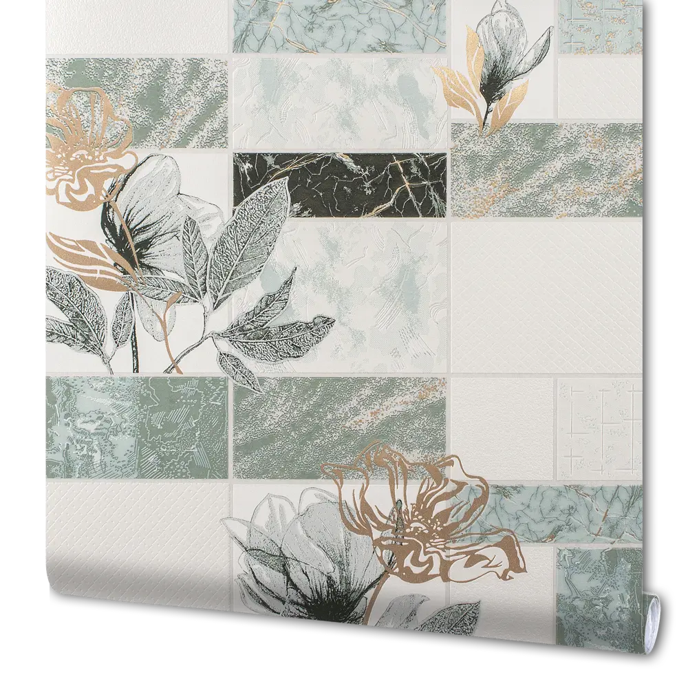 Обои виниловые Марморика зелёные 0.53 м 0222-4 Santreyd STLM-2060625