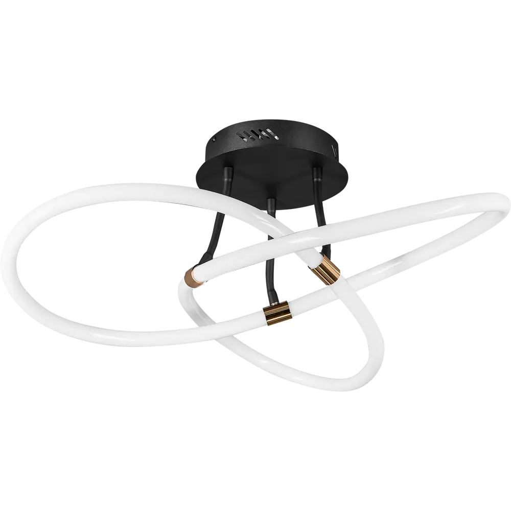 Люстра потолочная светодиодная Fancy FR6059CL-L35B цвет черный золото Freya STLM-2067672 - Вид №1