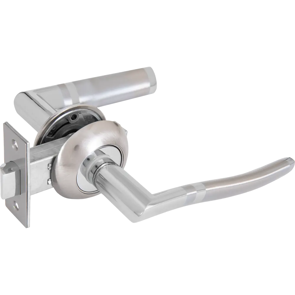 Дверные ручки 67 SN, без запирания, комплект, цвет никель Santreyd STLM-2156369