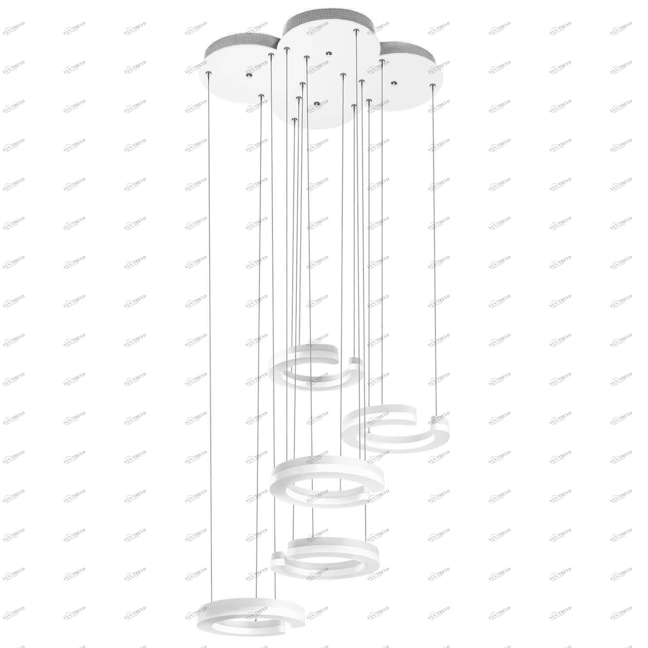 Подвесная светодиодная люстра Lightstar Unitario 763446 LIGHTSTAR ДИЗАЙНЕРСКИЕ, UNITARIO 220502 Белый 
