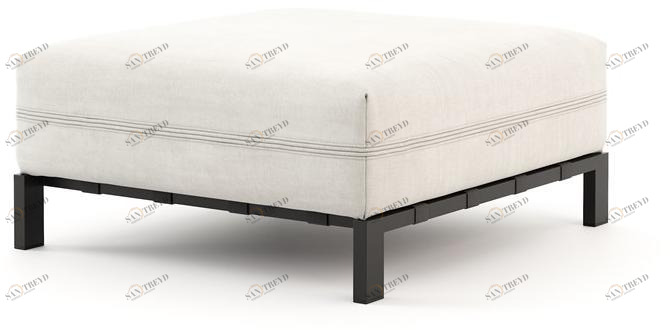 Domkapa Модульный садовый пуф квадратный Bondi sun-id-1361976