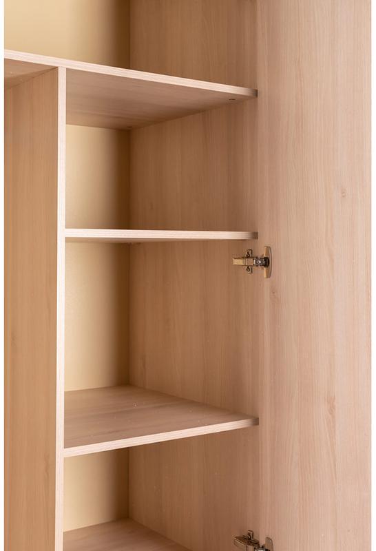 1418 Шкаф двухстворчатый Сканди Жемчужно-белый R-HOME 4009263h_Жемчуг - Вид №3