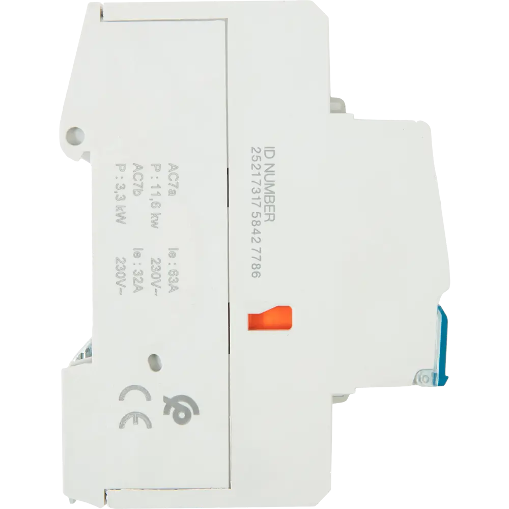 Контактор модульный Hager 2НО, 63А, 230 В, 3 М STLM-2118462 - Вид №3