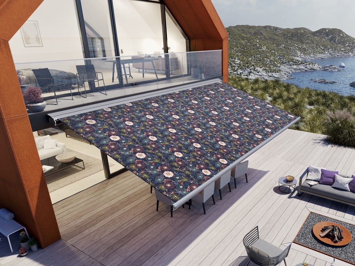 Открытый цветочный узор ткань для штор markilux SMART ART ARCH-00124802 - Вид №2