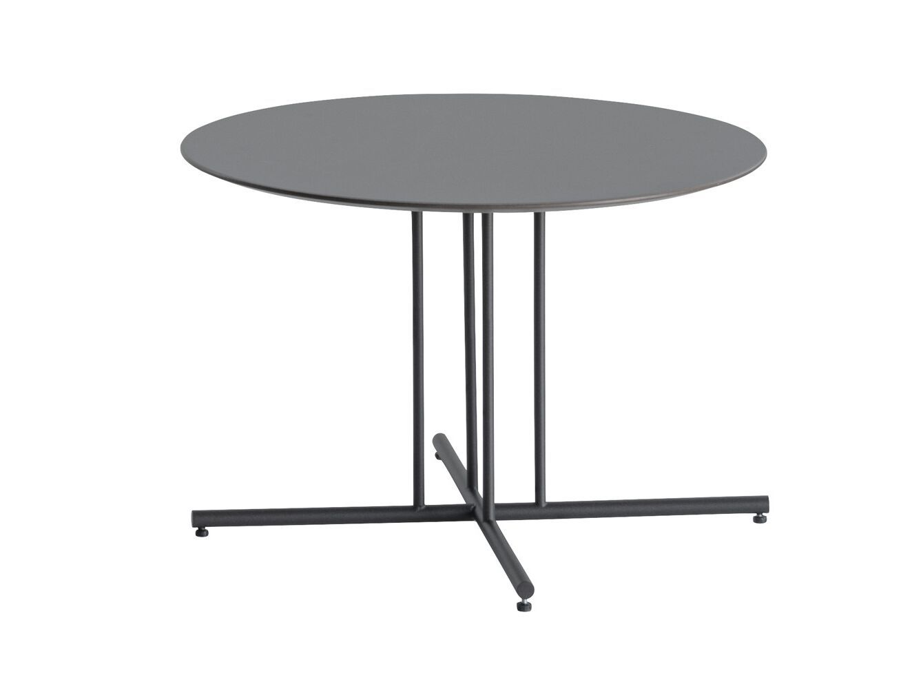 HPL и металлический сад низкий круглый журнальный столик Potocco Graphic ARCH-00118582