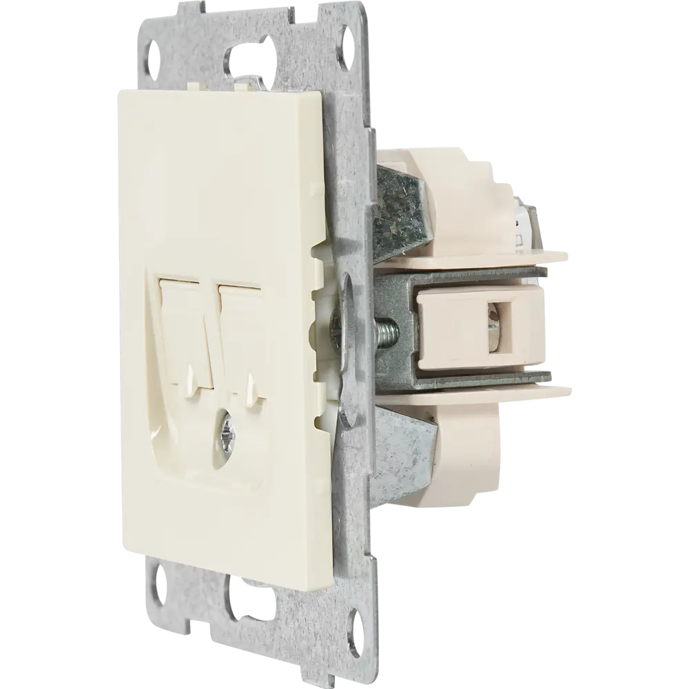 Интернет-розетка GUSI Electric для телефона и компьютера с подключением RJ45/RJ12 83864420 Ugra STLM-0045204 - Вид №4