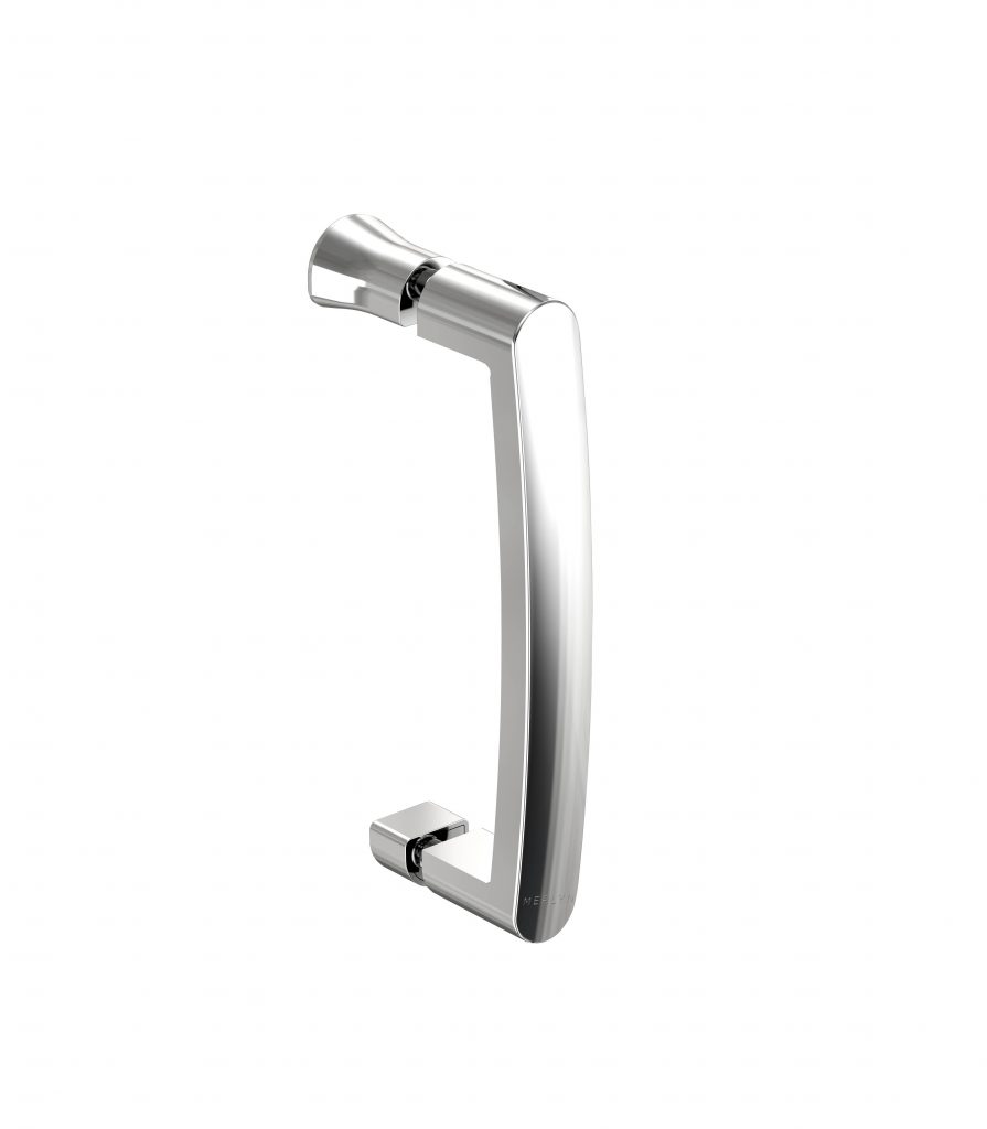 Дверь душевая для установки с боковой панелью KAP70 Merlyn MERLYN IQ Хромированный  - Вид №3