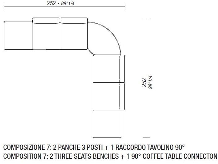 ESTEL GROUP Скамейка из ткани Dolly sun-id-1438179 - Вид №11