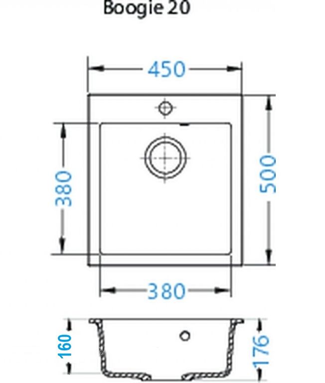 Мойка ALVEUS GENESIS BOOGIE 20 1133432 - Вид №1