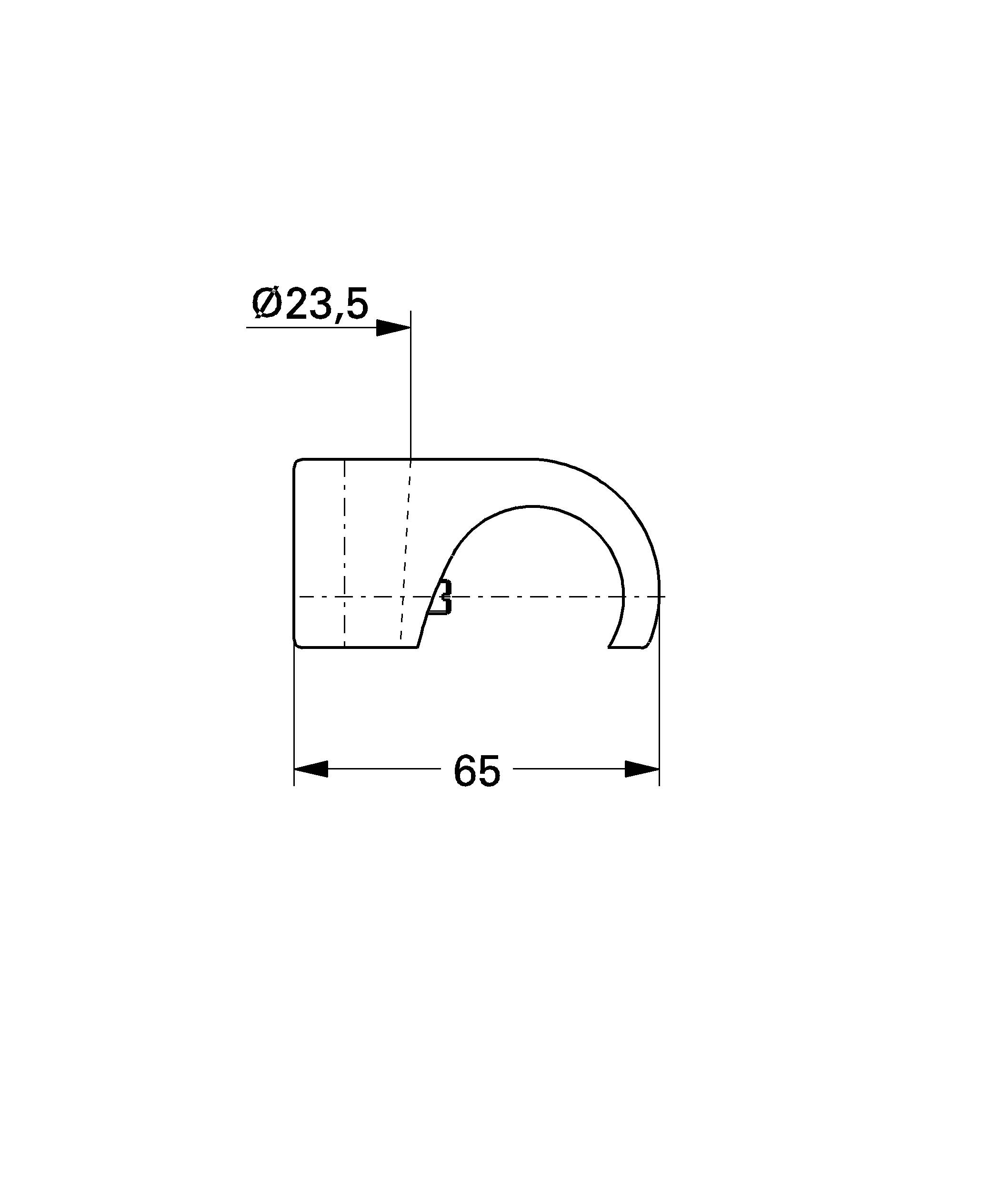 28788000 Держатель ручного душа Grohe Relexa хром - Вид №1
