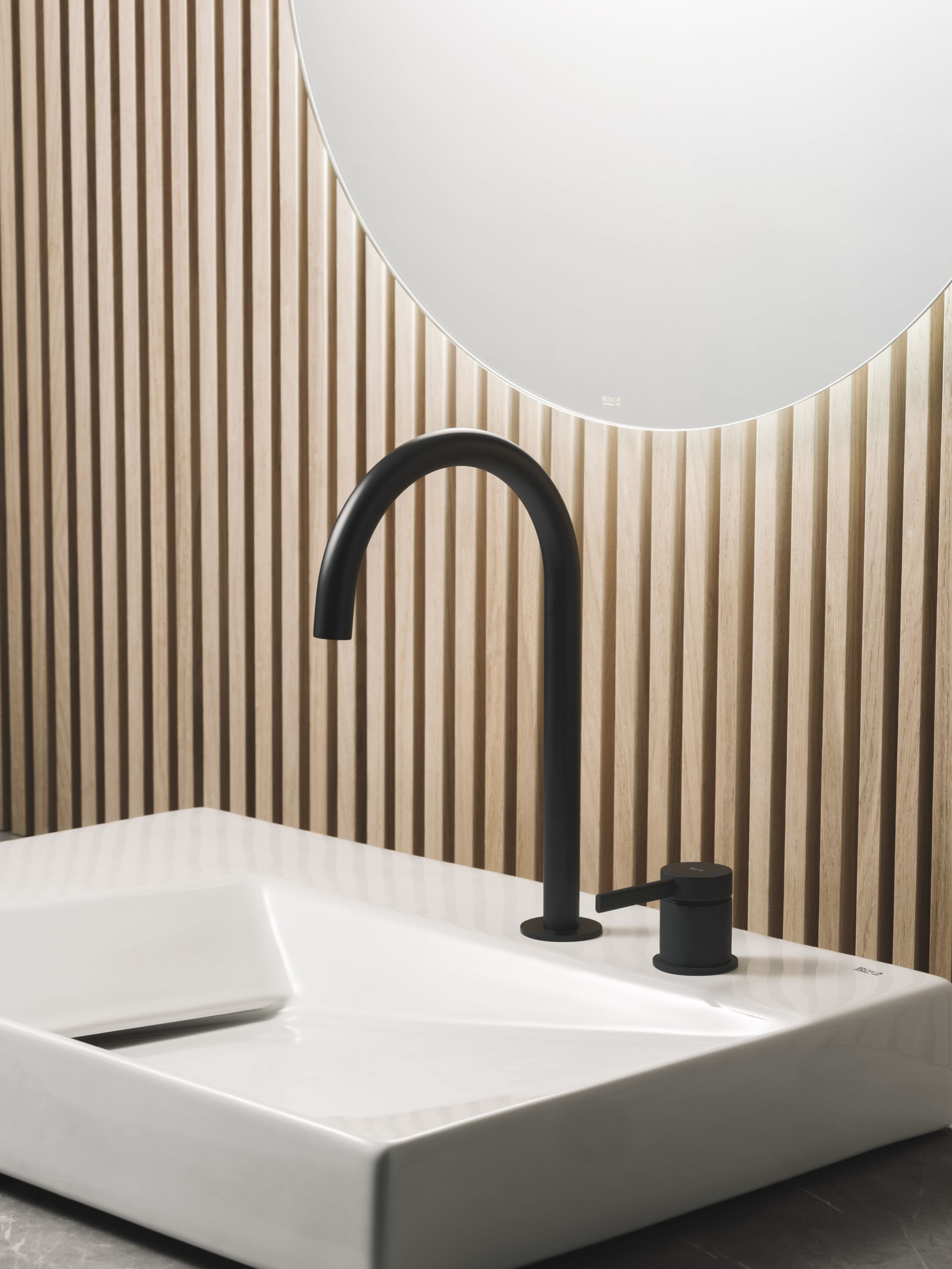 2 отверстия однорычажный высокий смеситель для раковины Roca Ona ARCH-00032877 - Вид №11